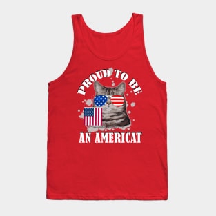 Proud To Be An Americat / 4th Of July Tank Top